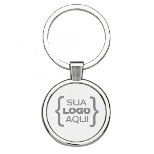 Chaveiro Metal Redondo Personalizado