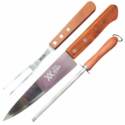 Kit Churrasco 3 Peças Personalizado