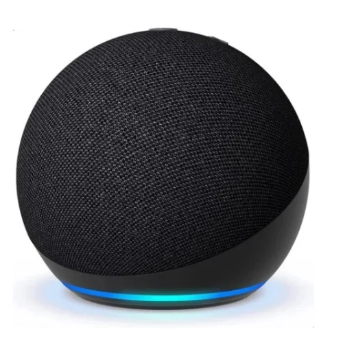 Alexa Assistente Virtual e Caixa de Som Amazon Echo Dot 5° Geração Preta