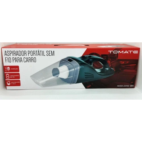 Aspirador Portátil sem Fio para Carro 100w Tomate MXC-003