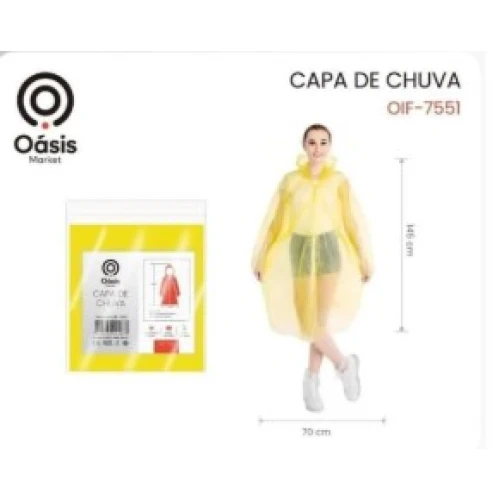 Capa de Chuva Infantil Oásis Market OIF-7551