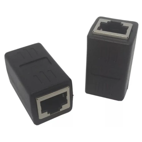 Emenda dois Conectores RJ45 Fêmea para Fêmea MU-28