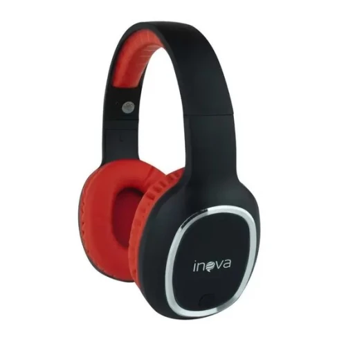 Fone de Ouvido Headphone Kive Fon-6702 Preto e Vermelho