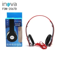 Fone de Ouvido Headset Inova 2067D Vermelho