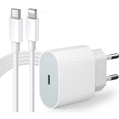 Kit Carregador Iphone 11 12 Completo 20W