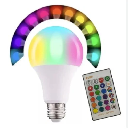 Lâmpada Led RGBW 7W Oásis E27 16 Cores OIH-4959