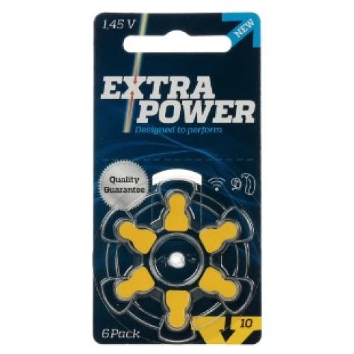 Pilha Auditiva Extra Power 1.45V 6Pack V10