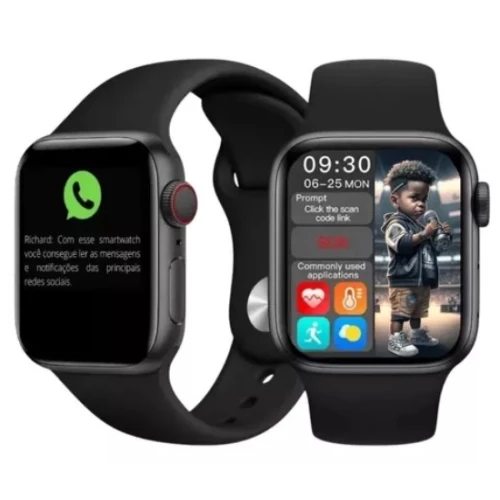 Relógio Inteligente Smartwatch Basik Prime S8 Pro Max Série 7 Carregamento Magnético 