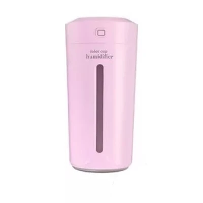 Umidificador Aromatizador de Ar com Luminária Color Cup Humidifier Rosa