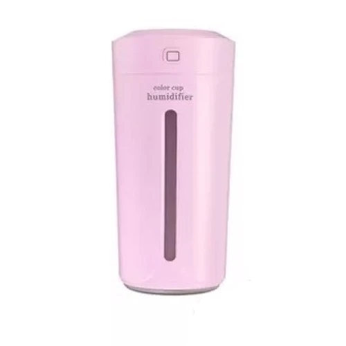 Umidificador Aromatizador de Ar com Luminária Color Cup Humidifier Rosa