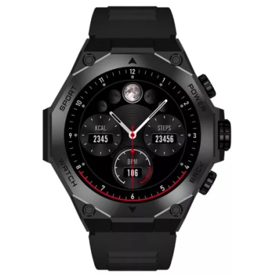 Relógio Smartwatch W76 PRO MAX com Tela AMOLED de 1.43 Polegadas