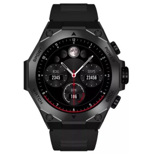 Relógio Smartwatch  W76 PRO MAX Preto Ferroso