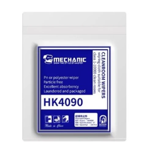 Kit Flanela Antiestática para Limpeza Tamanho Médio Mechanic Hk-4090 100 Peças