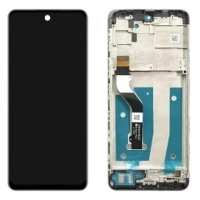 Tela Display Moto G60S XT-2133 Preto com Aro Original Oled