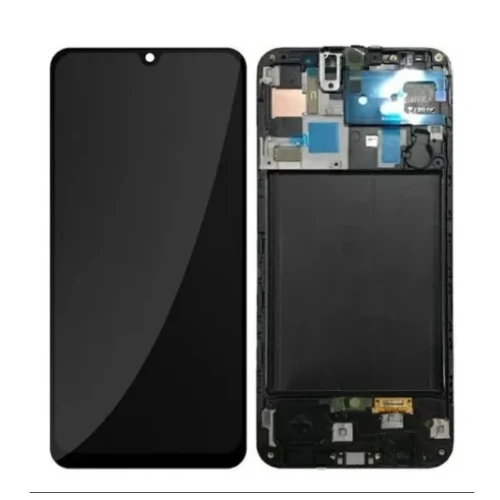 Display Samsung A50 A505 A30 A305 Preto com Aro Original Oled **Lcd Grande Funciona a Digital