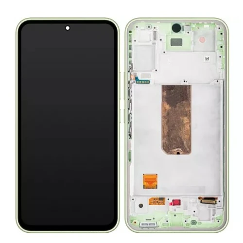 Display Samsung A54 A546 Preto com Aro Verde Original Oled ** Funciona a Digital