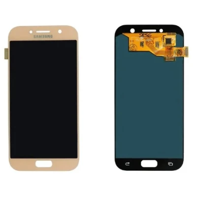 Tela Display Samsung A7 2017 A720 Dourado Original OLED - Imagem Nítida e Detalhada