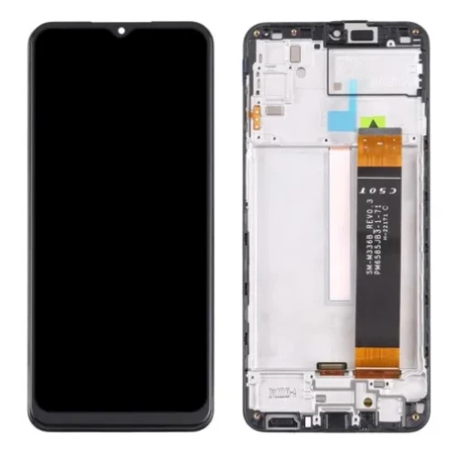 Tela Display Samsung M23 5G M236 M33 5G M336 Preto com Aro Original Oled