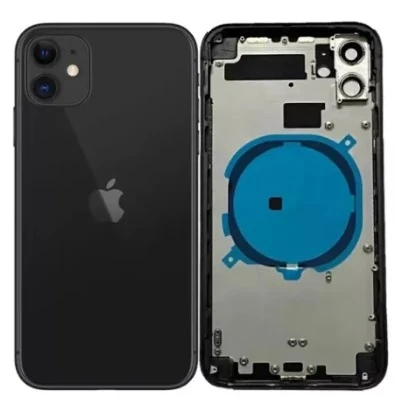 Carcaça Com Flex Iphone 11 Preta Completa