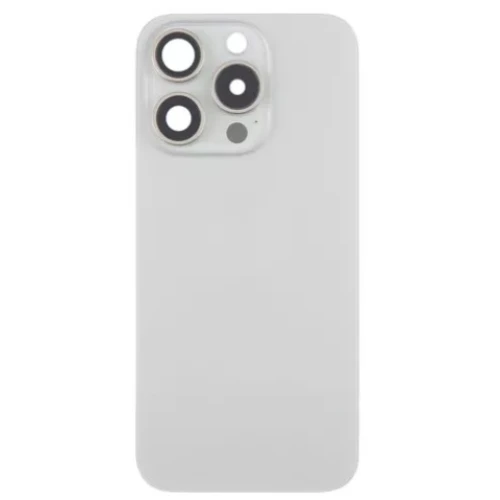 Tampa Traseira iPhone 15 Pro Titanium ** Completa não requer uso de cola somente Parafusar